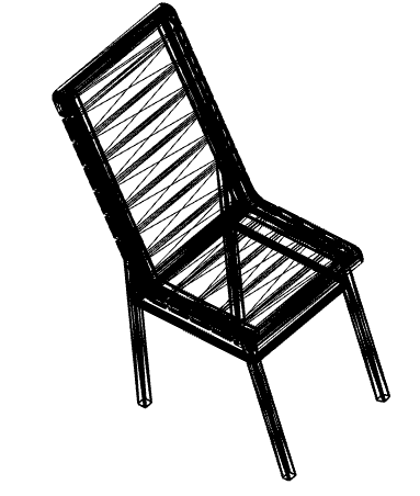 Drawing Black Chair 