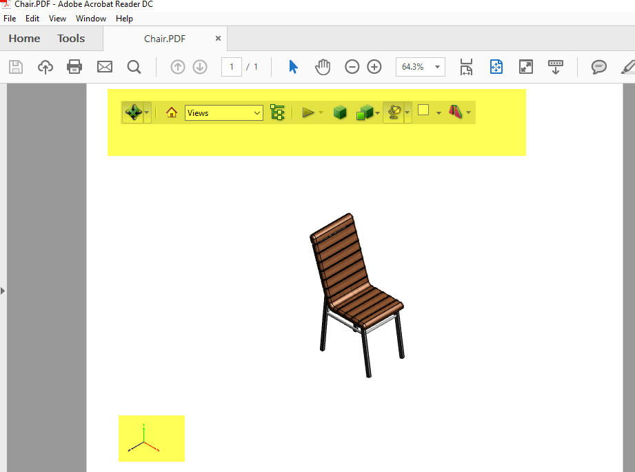 Chair PDFF - Adobe Acrobat Reader DC 