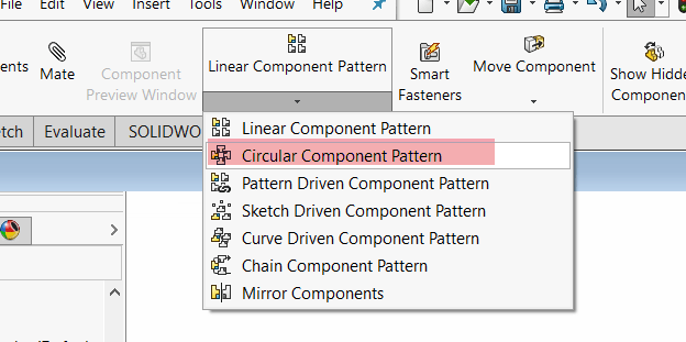 Circular Component Pattern