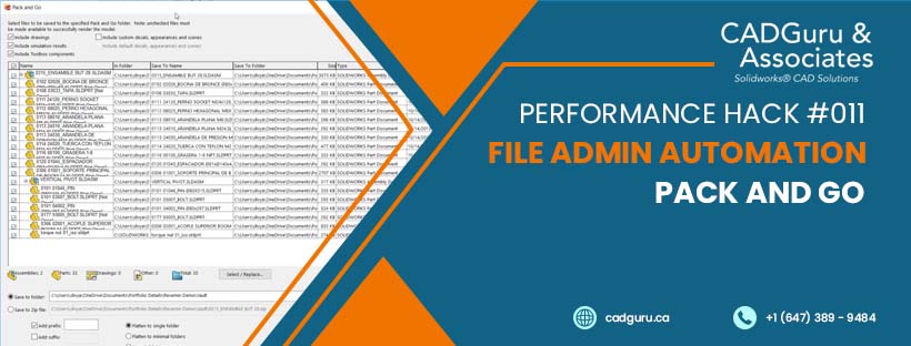 Performance Hack #011 : File Admin Automation : Pack and Go