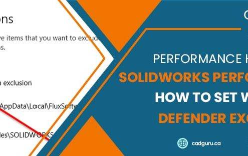 Performance Hack 019 IT SolidWorks Performance How to Set Windows Defender Exceptions