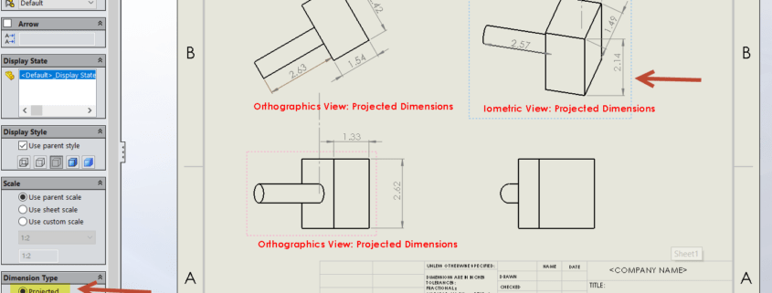 Performance Hack 012 Drawings Projected Dimensions Vs True Dimensions Cadguru Associates