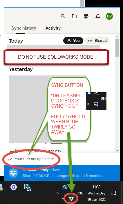 Do not use Solidworks Mode